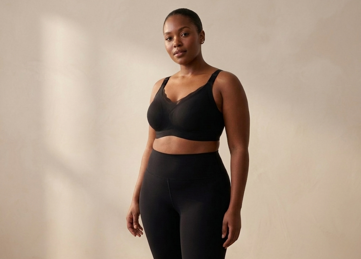 Wireless V-Neck Mesh Jelly Bra – Total Freedom, Perfect Support