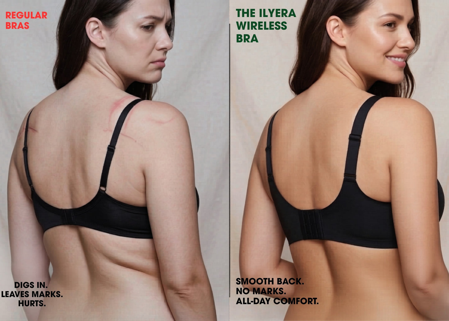 Wireless V-Neck Mesh Jelly Bra – Total Freedom, Perfect Support