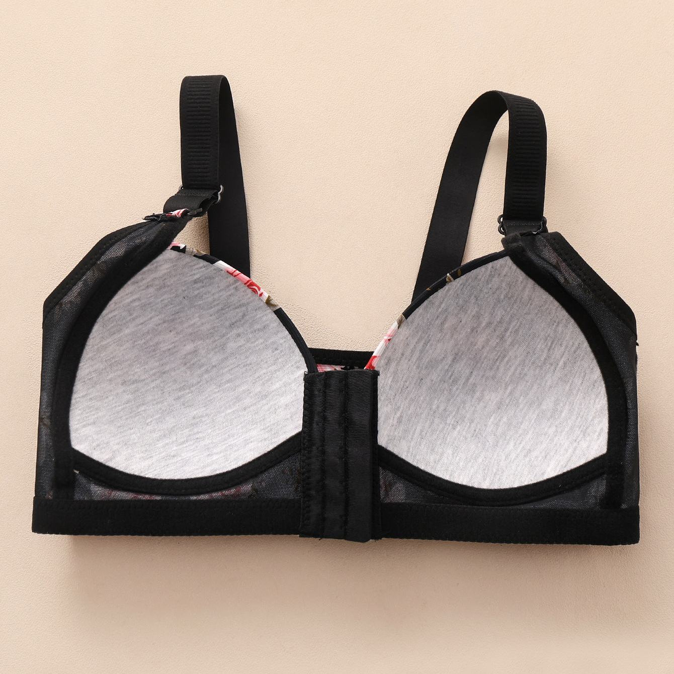 Floral Seamless Support Bra – Feels Like a Hug, All Day Long